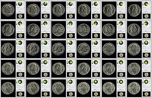 Composition didactique de 30 photographies d’une monnaie prise sous différents éclairages suivant un protocole de RTI (Reflectence Transformation Imaging). Un joystick virtuel permet de réattribuer a posteriori l’incidence de la lumière sur la monnaie et en révéler ainsi les moindres détails.